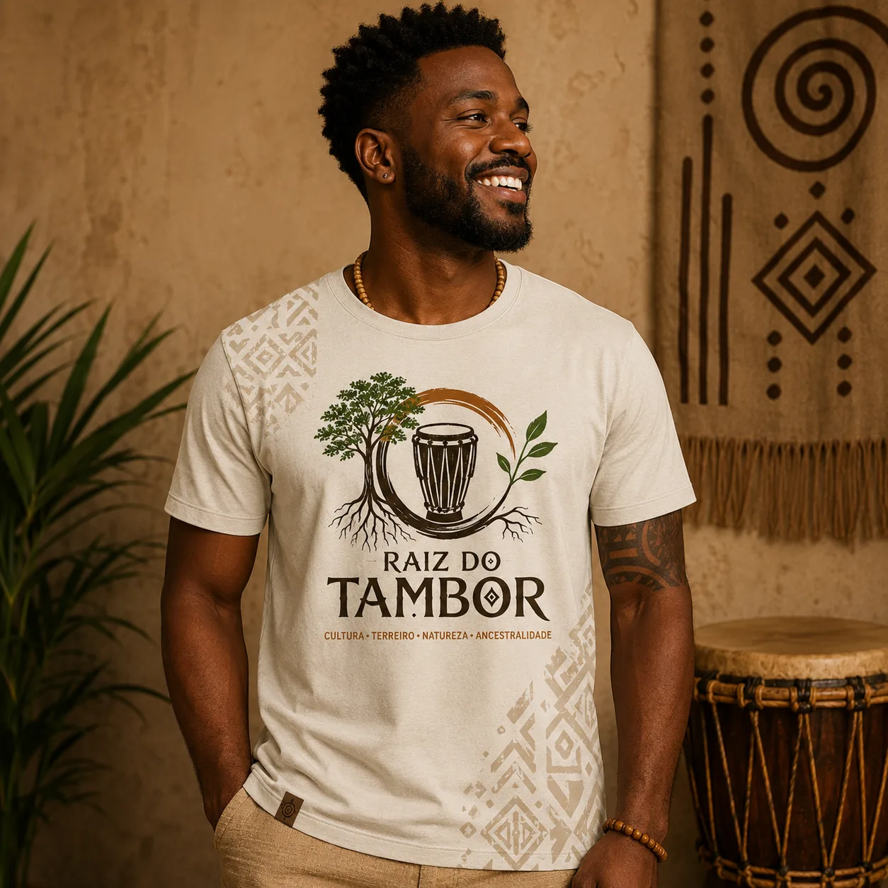 Camiseta Cultura, Terreiro, Natureza e Ancestralidade